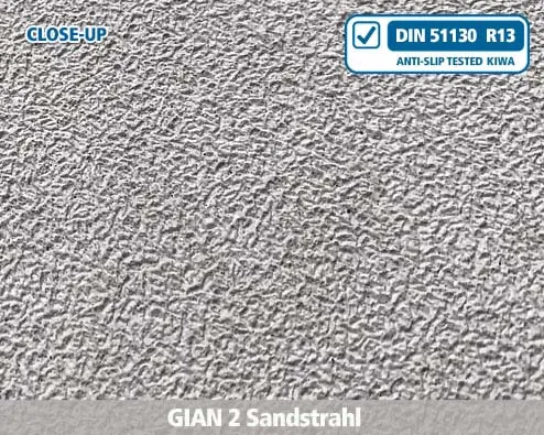 gian2 Strukturmatrize Sandstrahl Beton, Antirutsch, Struktur, Profil, Treppe, Treppennase