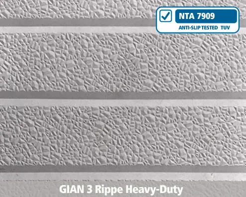 gian3 Strukturmatrize Rippe Heavy-Duty-Struktur Beton, Antirutsch, Struktur, Profil, Treppe, Treppennase