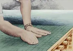 Mattenkleber Illustration